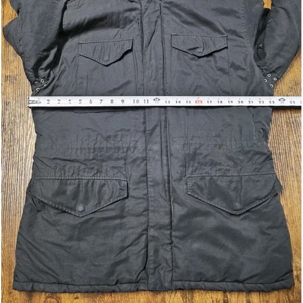 Vintage Polo Ralph Lauren Black M-65 Military Inspired Field Jacket Large